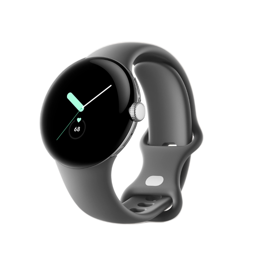 Google Pixel Watch Polished Silver case/Charcoal